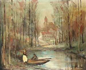 Marian Mokwa (1889-1987), Pejzaż z Kaszub