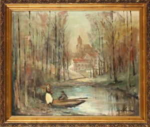 Marian Mokwa (1889-1987), Pejzaż z Kaszub