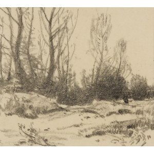 Roman Kochanowski (1857-1945), Landscape with Trees