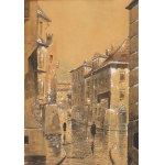 Tadeusz Radwan (1 poł. XX w.), Widok z ulicy Wąski Dunaj na Rynek Starego Miasta w Warszawie