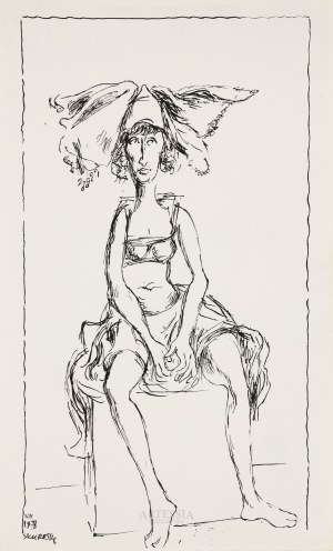 Hieronim Skurpski (1914-2006), Siedząca, 1978