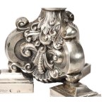 Rudolf Baumann (active 1837-1872), Poznań, Pair of candlesticks, ca. mid-19th century.