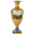 Imperial Porcelain Manufactory (1744-1904), Russia, St. Petersburg, Empire style decorative vase, 1834