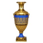 Imperial Porcelain Manufactory (1744-1904), Russia, St. Petersburg, Empire style decorative vase, 1834