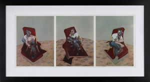 Francis BACON (1909-1992), Triptych Three Studies for Portrait of Lucian Freud - reproduction