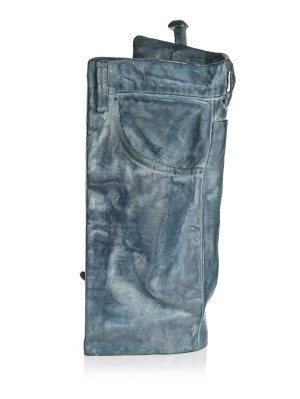 Tomasz KAWIAK (b. 1943), Pocket of jeans with a monkey, 1989