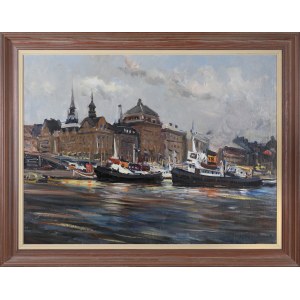 Jerzy POTRZEBOWSKI (1921-1974), Widok Gamla stan, 1967