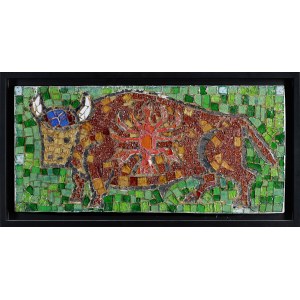Stanislaw WAŁACH (1919-1999), Bull - cancer - mosaic, ca. 1970.