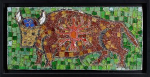 Stanislaw WAŁACH (1919-1999), Bull - cancer - mosaic, ca. 1970.