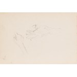 Włodzimierz TETMAJER (1862-1923), Bust of a young woman, sketches of a head, ca. 1900.