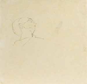 Leopold GOTTLIEB (1883-1934), Sketch of a woman's head