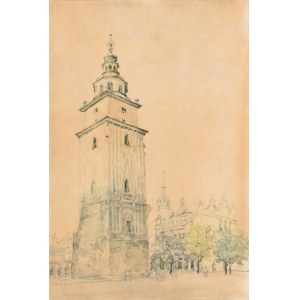 Józef PIENIĄŻEK (1888-1953), Wieża Ratuszowa w Krakowie