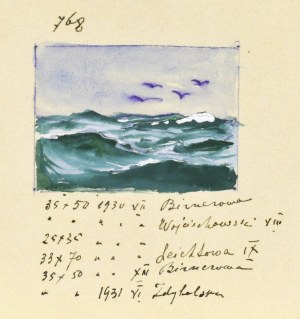 Soter August JAXA-MAŁACHOWSKI (1867-1952), Seagulls by the Sea, 1930/1931