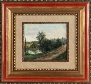 Jozef SZERMENTOWSKI (1833-1876), Nadwodny landscape/ By the stream, 1860s.