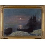 Soter JAXA-MAŁACHOWSKI (1867-1952), Lake Garda at night, 1919