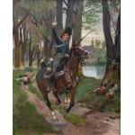 Wojciech KOSSAK (1856-1942), We have won! Raszyn 1809, 1916