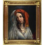 Korneli SZLEGEL (1819-1870), Tête de femme turque
