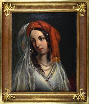 Korneli SZLEGEL (1819-1870), Head of a Turkish woman