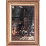 Paul MERWART (1855-1902), W pracowni drewniaków