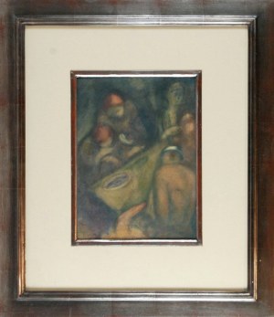 Leopold GOTTLIEB (1883-1934), At the table, circa 1927