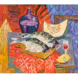 Jan SZANCENBACH (1928-1998), Ryby, 1996