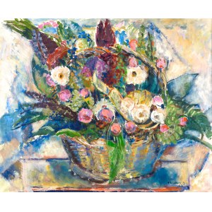 Teresa WALLIS-JONIAK (ur. 1926), Kwiaty, 2003