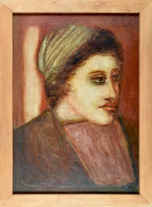 Jerzy NOWOSIELSKI (1923-2011), Portrait of a man in right profile, 1940s