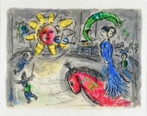 Marc CHAGALL (1887 - 1985), Sun with Red Horse, 1979 (from 