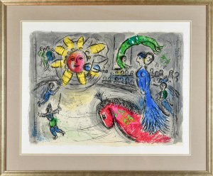 Marc CHAGALL (1887 - 1985), Sun with Red Horse, 1979 (from 