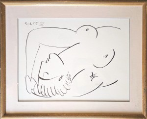 Pablo PICASSO (1881-1973), Reclining Nude, 1955