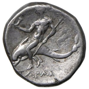 Greek coins - CALABRIA Tarento - Didramma (circa 281-240 a.C.) C...