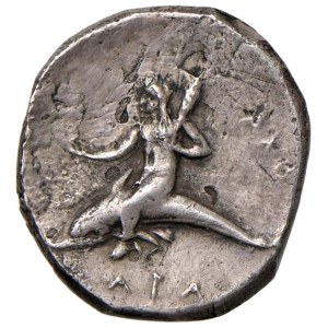 Greek coins - CALABRIA Taranto - Nomos (circa 302-280 a.C.) Cava...