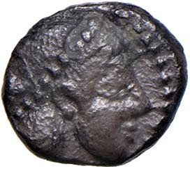 Greek coins - SICILY Syracuse - Obolus (478-466 BC) Head of A...