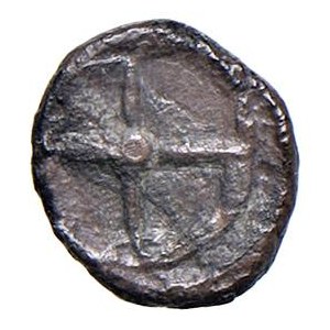 Greek coins - SICILIA Siracusa - Obolo (478-466 a.C.) Testa di A...