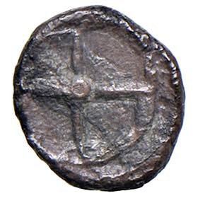 Greek coins - SICILY Syracuse - Obolus (478-466 BC) Head of A...