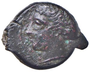 Greek coins - SICILY Syracuse - Head of nymph at s. - R/ Dolphin...