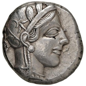 Greek coins - ATTICA Atene - Tetradracma (479-404 a.C.) Testa el...