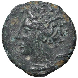 Greek coins - ZEUGITANIA Cartagine - AE (circa 264-201 a.C.) Tes...