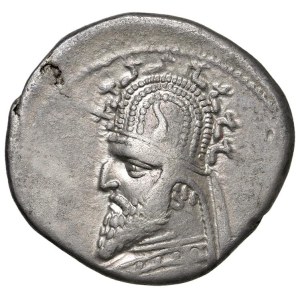 Greek coins - PARTIA Sinatrukes (93-70 a.C.) Busto a s. - R/ Arc...