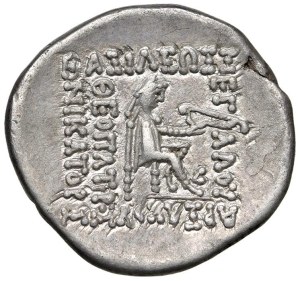 Greek coins - PARTIA Sinatrukes (93-70 B.C.) Bust to s. - R/ Arc...
