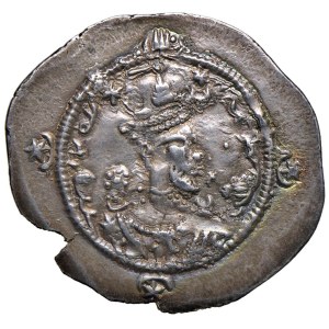 Greek coins - Dracma Sassanide da classificare - AG (g 3,99) Fra...