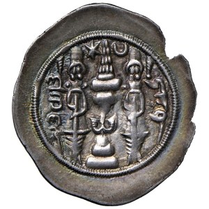 Greek coins - Dracma Sassanide da classificare - AG (g 3,99) Fra...