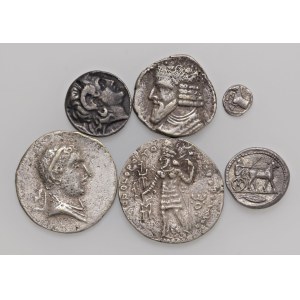 Greek coins - Lotto di sei falsi greci da studio - FAKES...