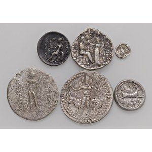 Greek coins - Lotto di sei falsi greci da studio - FAKES...