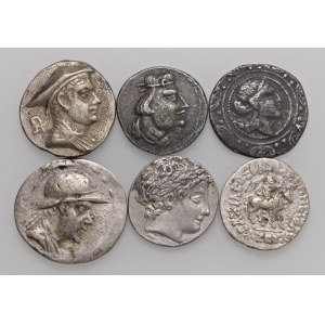 Greek coins - Lotto di sei falsi greci da studio - FAKES...