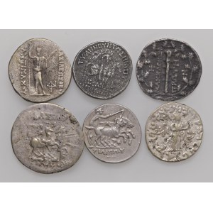 Greek coins - Lotto di sei falsi greci da studio - FAKES...