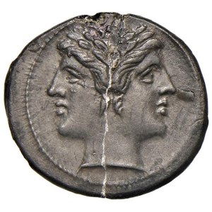 Roman coins Republic - Anonime - Dracma o Mezzo quadrigato (circa 225-212...