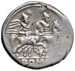 Roman coins Republic - Anonymous - Denarius (after 211 BC) Head of Rome at ...