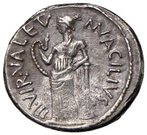 Roman coins Republic - Acilia - Man. Acilius Glabrio - Denarius (49 B.C.) ...