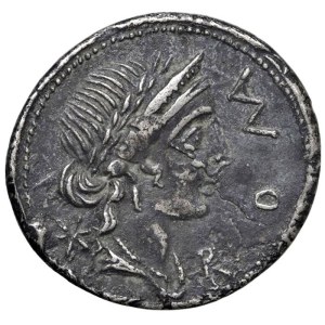 Roman coins Republic - Aemilia - Man. Aemilius Lepidus - Denario (114-113...